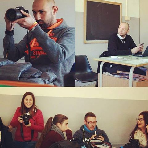 Alcune foto dei ragazzi durante il corso 