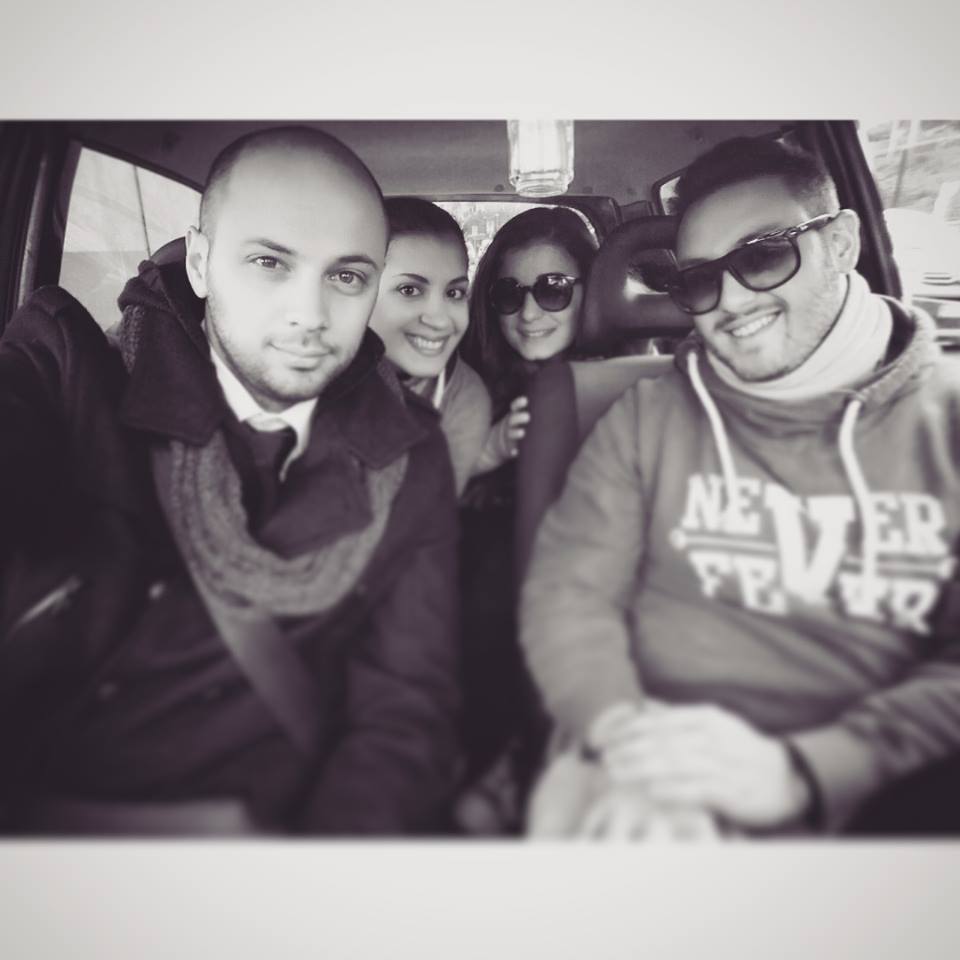 In auto per un esterna